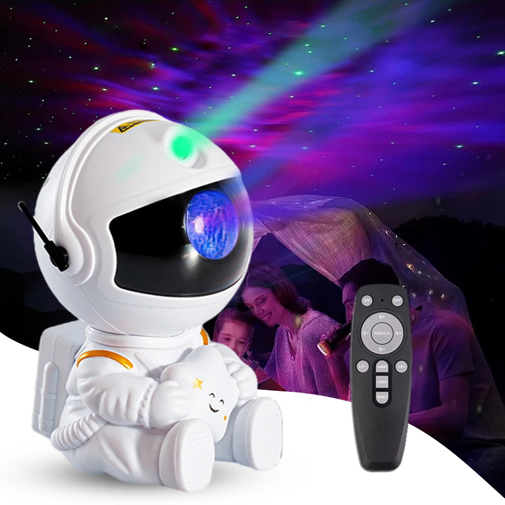 Galaxy Star Astronaut Projector LED Night Light Starry Sky