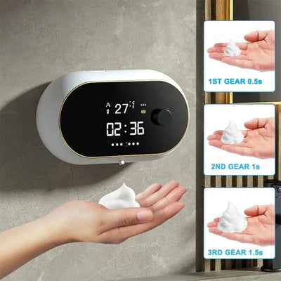Creative Liquid Foam Soap Dispensers Time Temperature