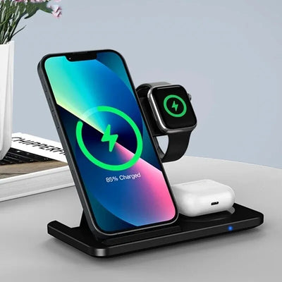 Wireless Charger Stand Pad For iPhone 15 14 13 12 X Max