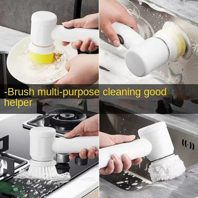 Multi-functional Electric Cleaning Brush for Kitchen Bathroom