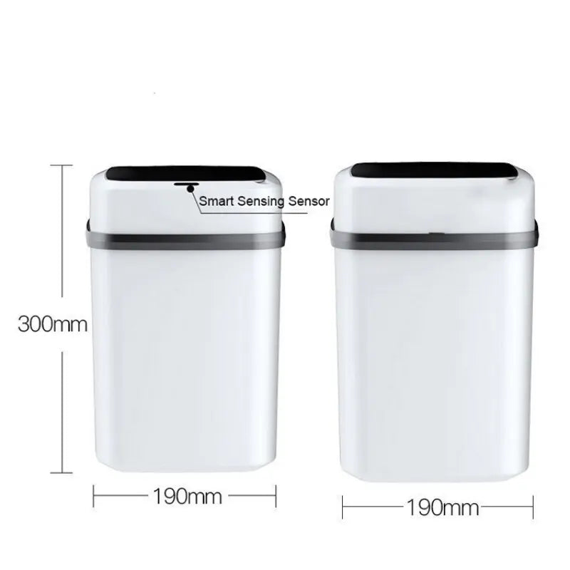 Kitchen Trash Bin 13L Bathroom Touch Trash Can In The Toilet